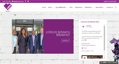 Desktop Screenshot of lovelife.org.za